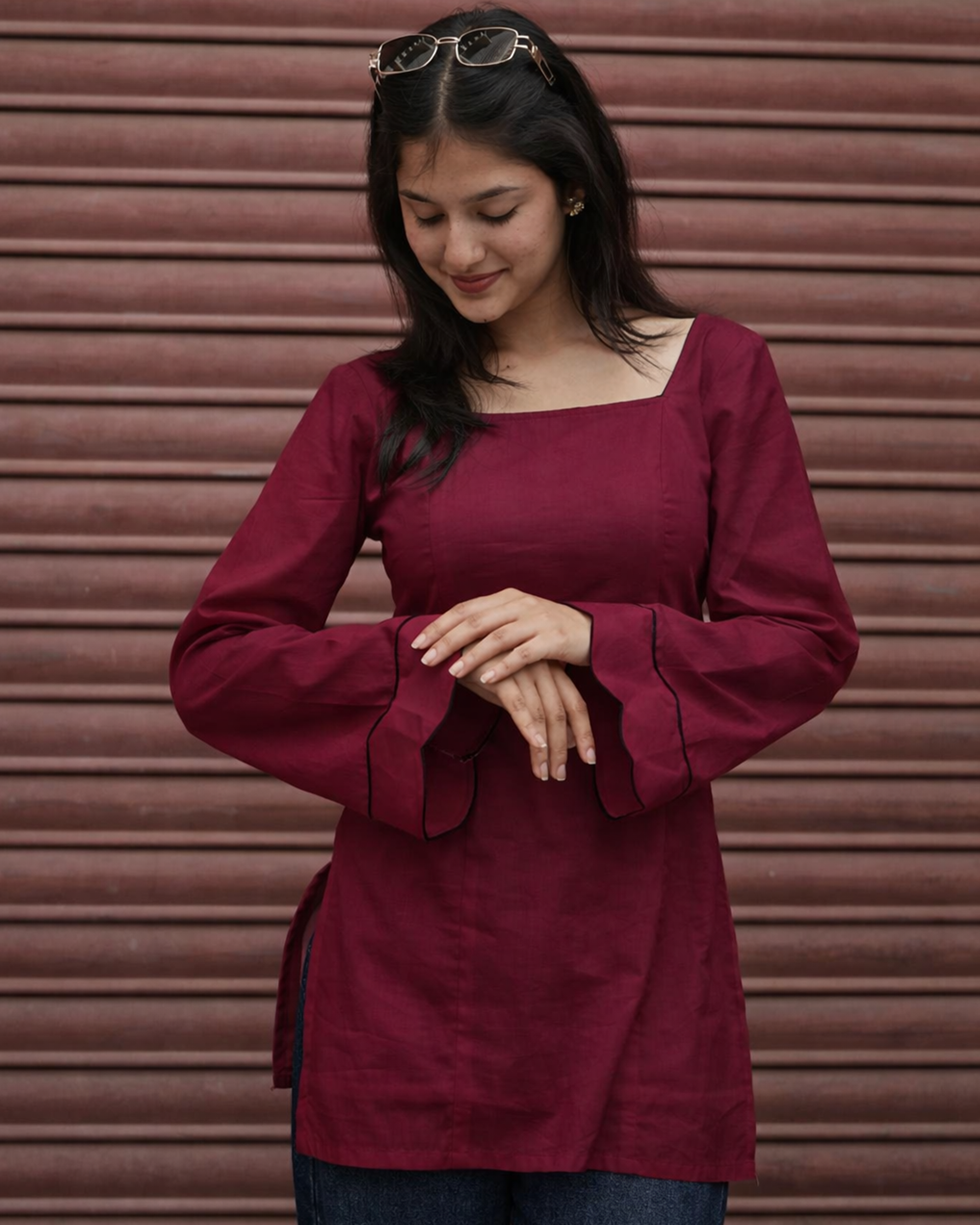 Haya – Full Sleeve Kurti - Image 4